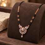 Celestia Mangalsutra — premium angled product view