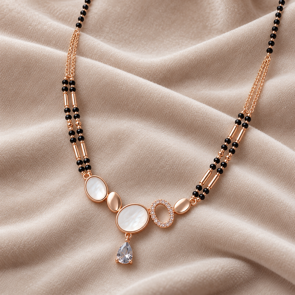 Odette oval and pear-drop detail on oyster velvet