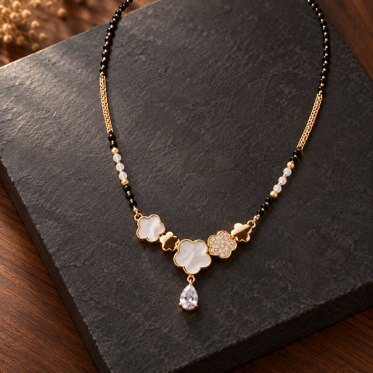 Verelle Mangalsutra — premium angled product view